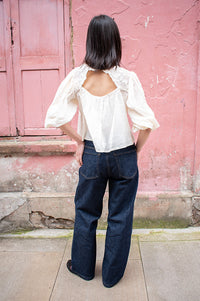 FRNCH Acasta Cream Blouse - The Mercantile London