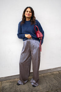 Compania Fantastica Blue Knitted Jumper - The Mercantile London