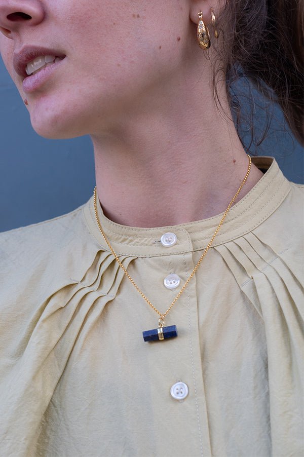 Ash London Ditta Necklace Lapis Lazuli - The Mercantile London