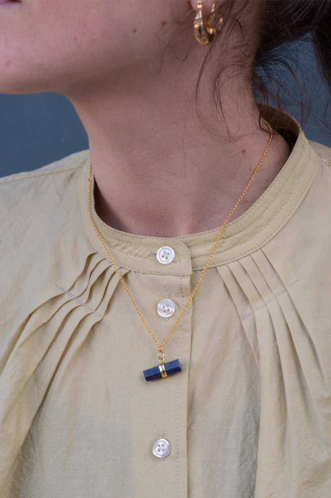 Ash London Ditta Necklace Lapis Lazuli - The Mercantile London