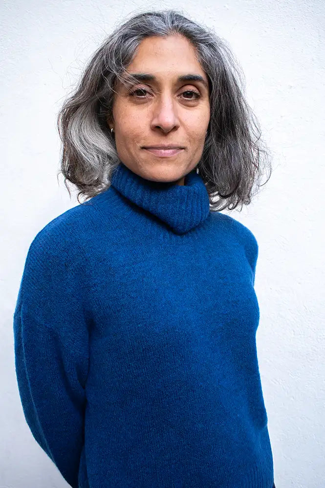 Nice Things Turtle Neck Ink Blue Sweater