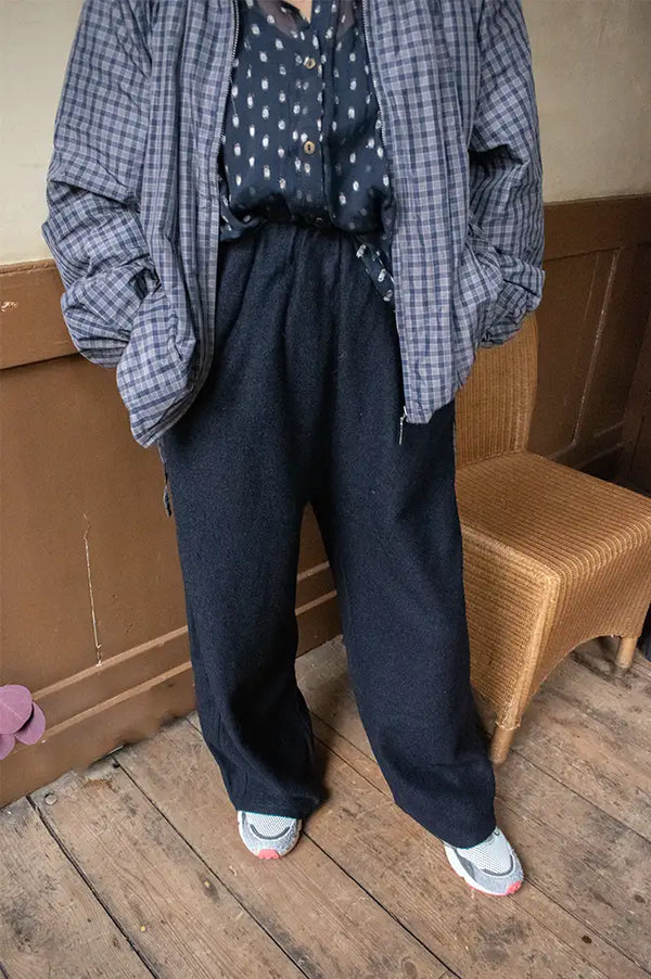 FRNCH Smolikas Blue Marine Trousers