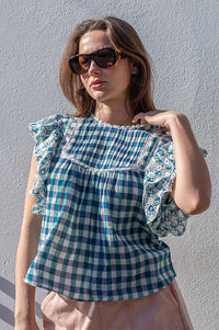 Bellerose Hudalla Check A Gingham Blouse - The Mercantile London