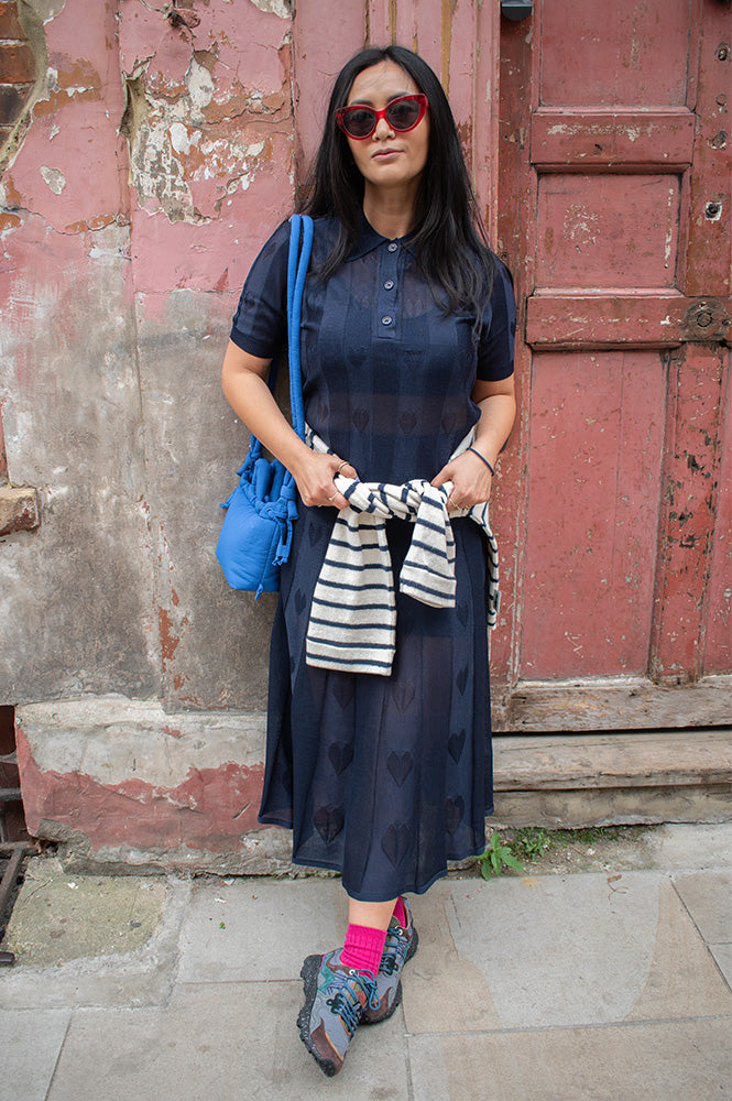 Nué Notes Jed Navy Poloshirt - The Mercantile London