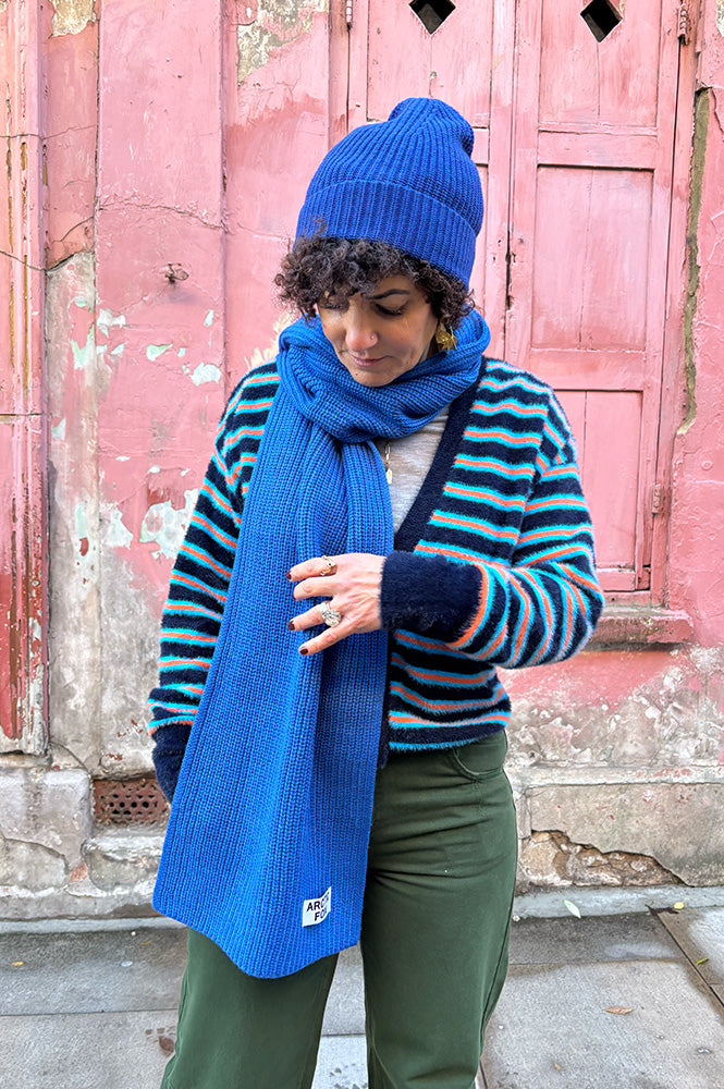 Arctic Fox Ocean Blue Scarf