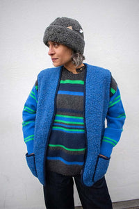 YOKO Deep Blue Vest - The Mercantile London