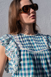 Bellerose Hudalla Check A Gingham Blouse - The Mercantile London