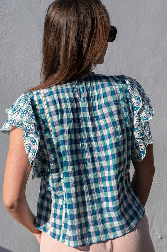 Bellerose Hudalla Check A Gingham Blouse - The Mercantile London