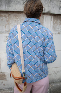 Nué Notes Presley Harlequin Blue Jacket - The Mercantile London