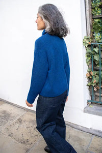 Nice Things Turtle Neck Ink Blue Sweater