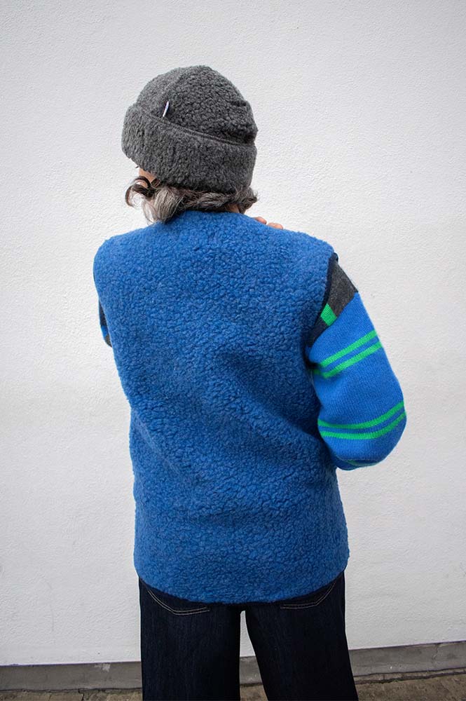 YOKO Deep Blue Vest - The Mercantile London