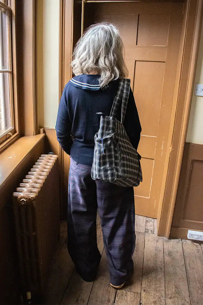 Damson Madder Haisley Sirius Check Trouser