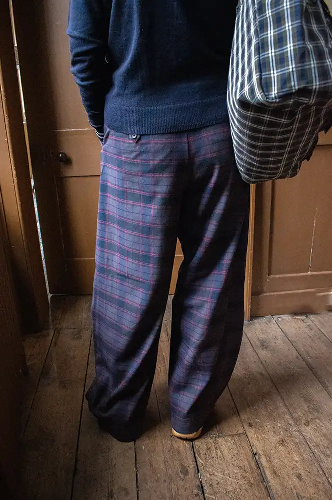 Damson Madder Haisley Sirius Check Trouser
