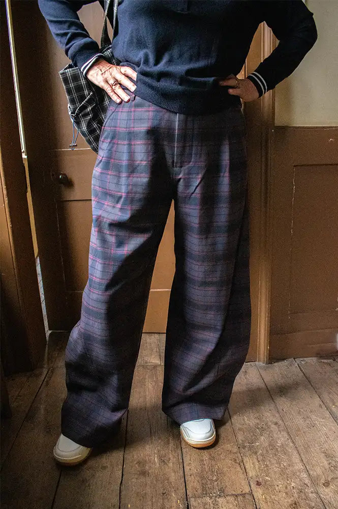 Damson Madder Haisley Sirius Check Trouser