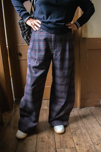 Damson Madder Haisley Sirius Check Trouser