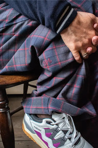 Damson Madder Haisley Sirius Check Trouser