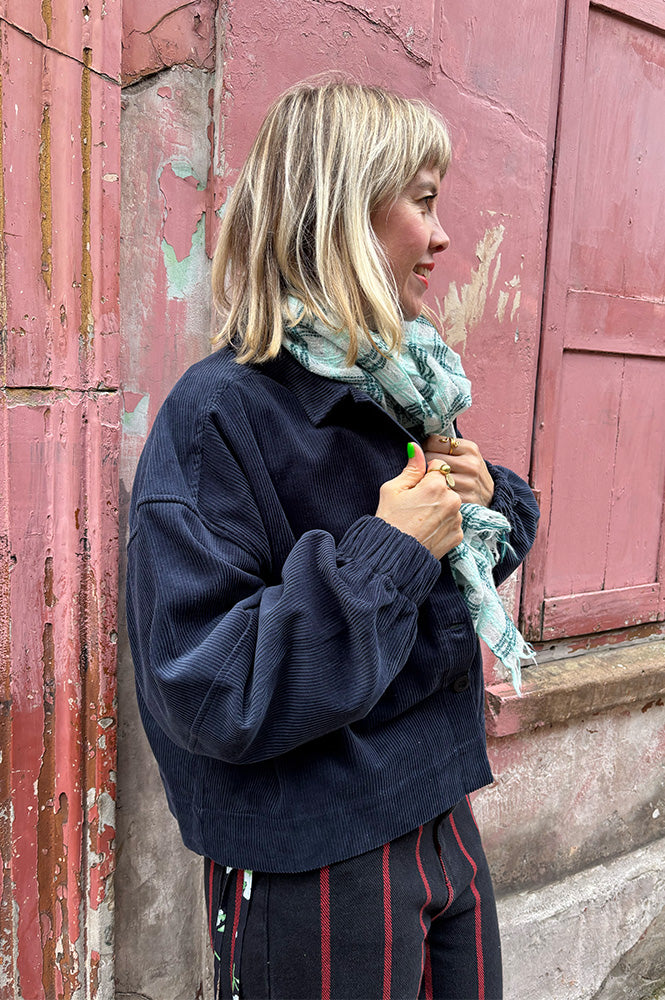 Beaumont Organic Tierra Navy Night Sky Overshirt