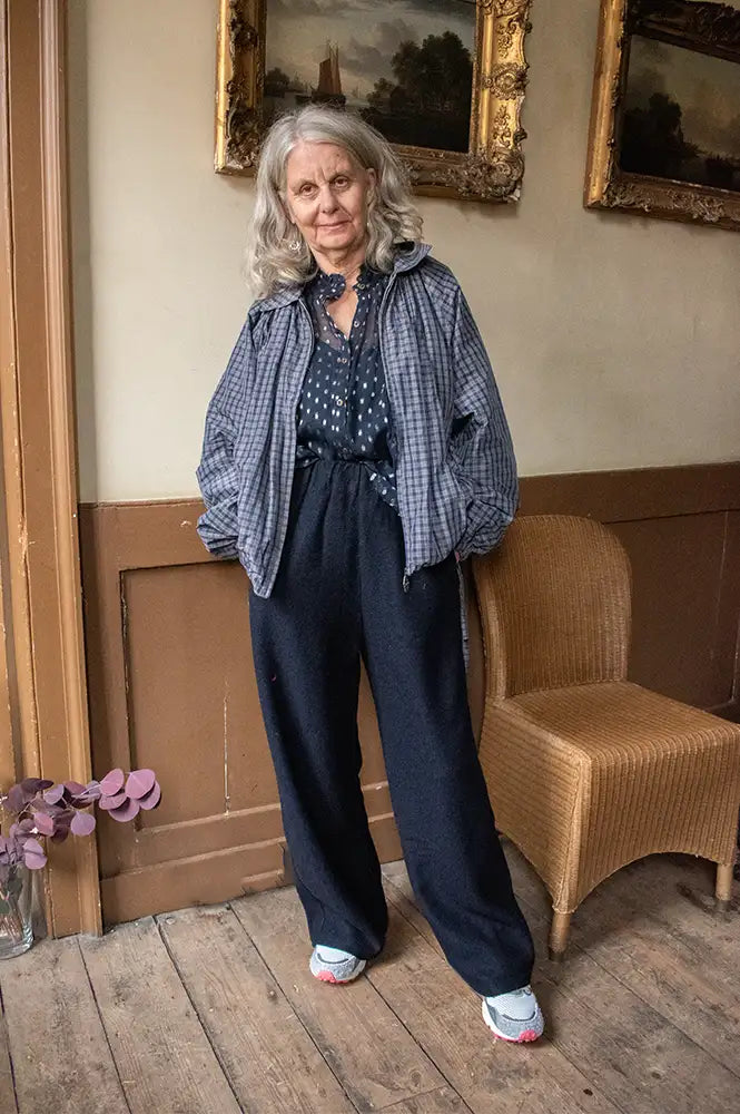 FRNCH Smolikas Blue Marine Trousers