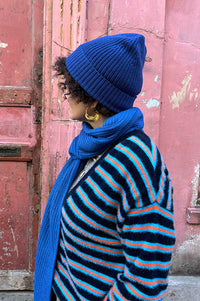 Arctic Fox Twilight Navy Merino Beanie