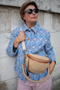 Nué Notes Presley Harlequin Blue Jacket - The Mercantile London