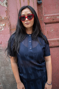 Nué Notes Jed Navy Poloshirt - The Mercantile London