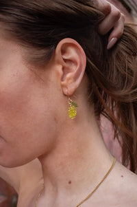 B.M.L Green Dionysus Grape Earrings - The Mercantile London