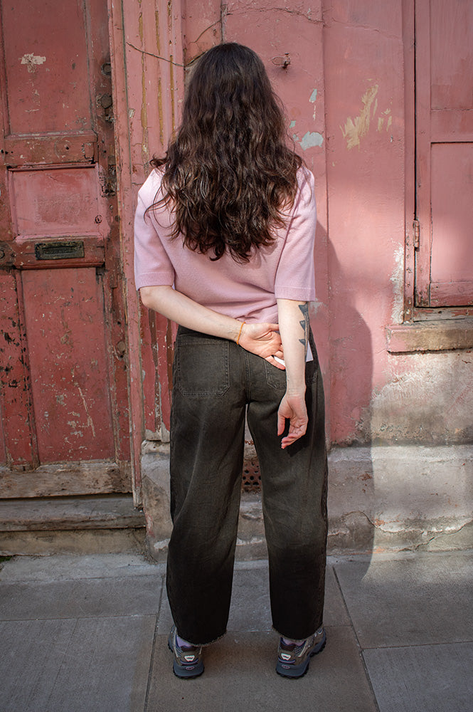 Seventy + Mochi Bo Cacao Barrel Leg Jeans - The Mercantile London