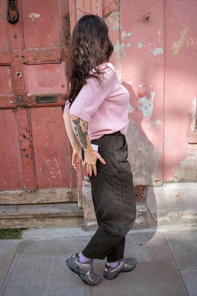 Seventy + Mochi Bo Cacao Barrel Leg Jeans - The Mercantile London