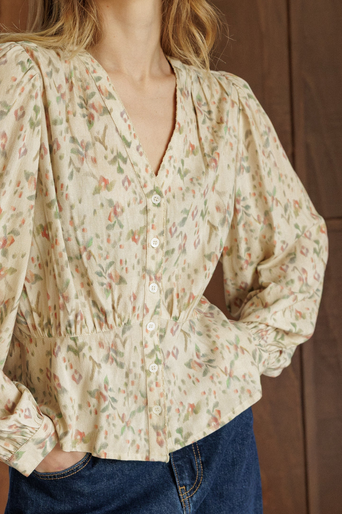 Indi & Cold Romantic Boho Blouse