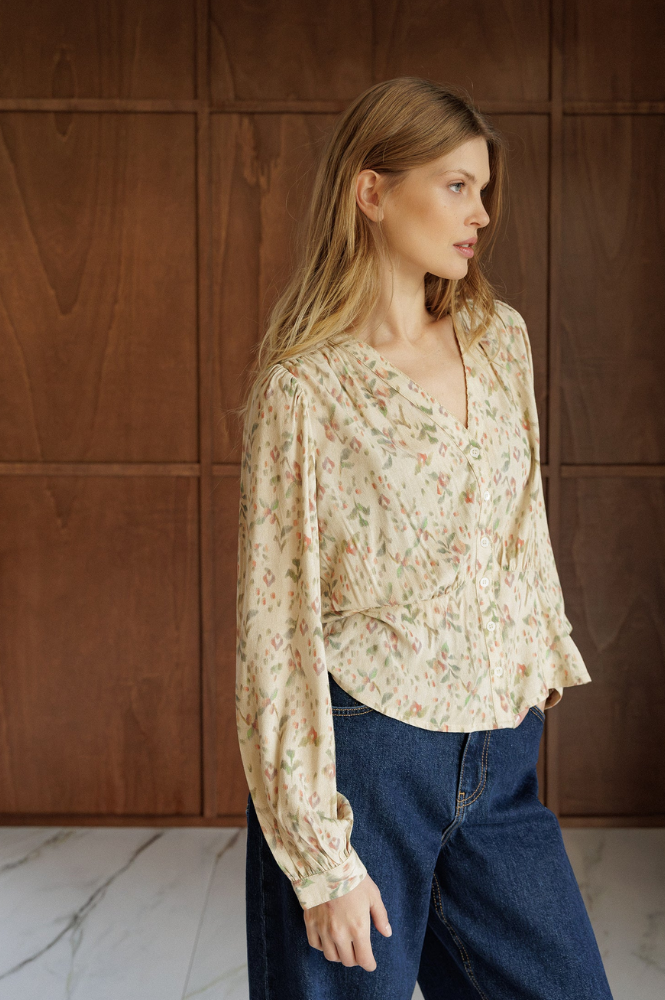 Indi & Cold Romantic Boho Blouse