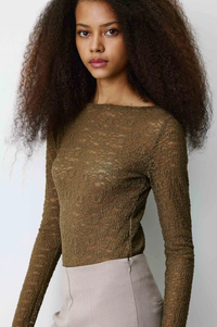 Grace & Mila Bolero Olive Top - The Mercantile London