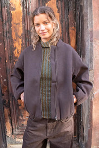 ICHI Jannet Mole Brown Bomber Jacket