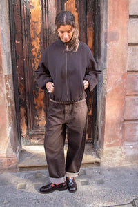ICHI Jannet Mole Brown Bomber Jacket