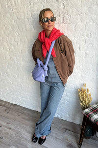 Stan Ray Washed Acorn Collared Bomber Jacket - The Mercantile London