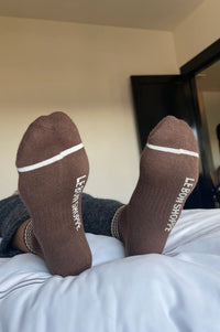 Le Bon Shoppe Girlfriend Mahogany Socks - The Mercantile London