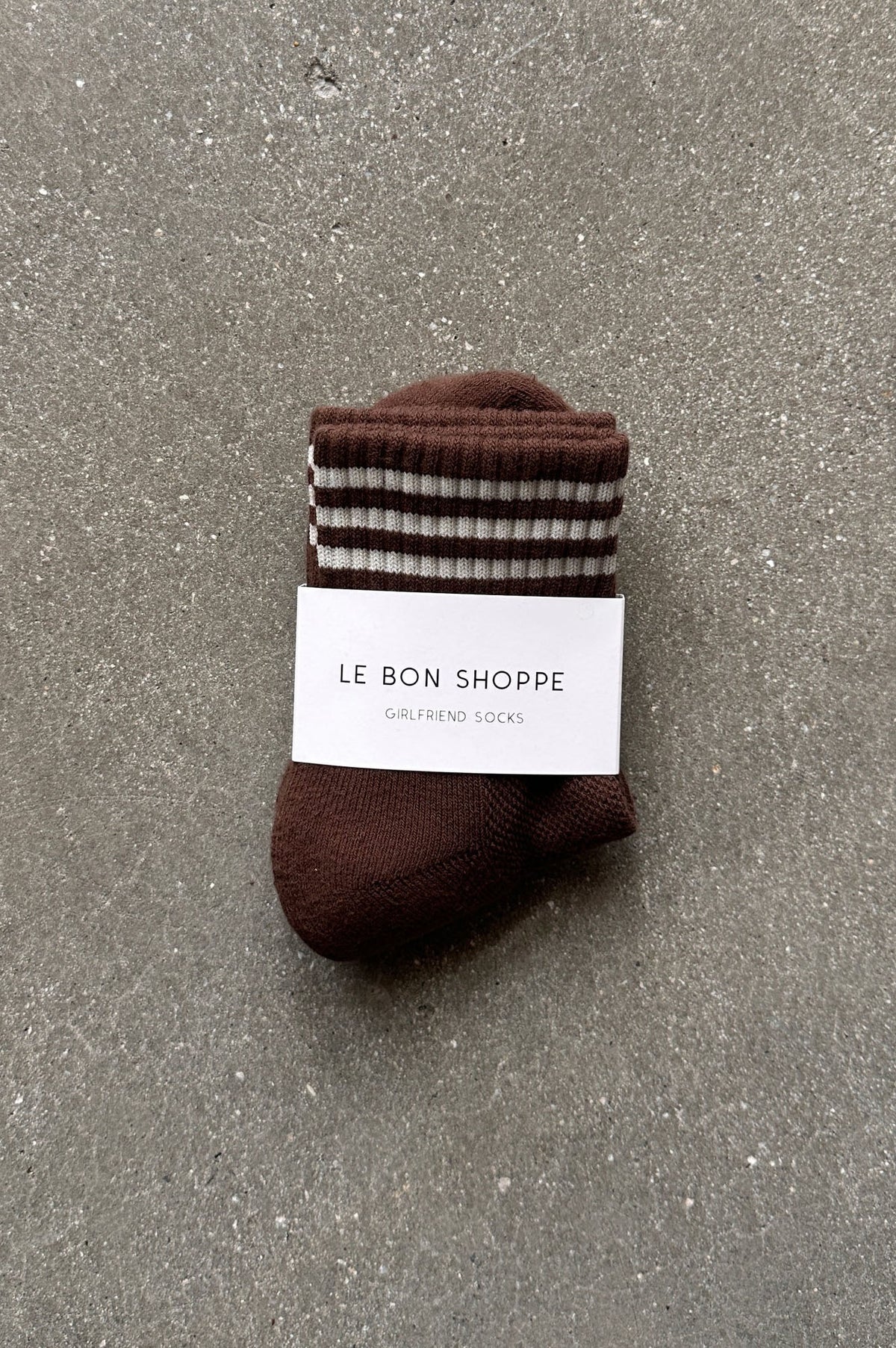 Le Bon Shoppe Girlfriend Mahogany Socks - The Mercantile London