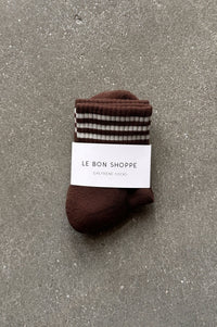 Le Bon Shoppe Girlfriend Mahogany Socks - The Mercantile London