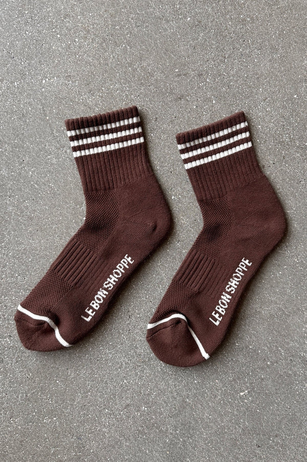 Le Bon Shoppe Girlfriend Mahogany Socks - The Mercantile London