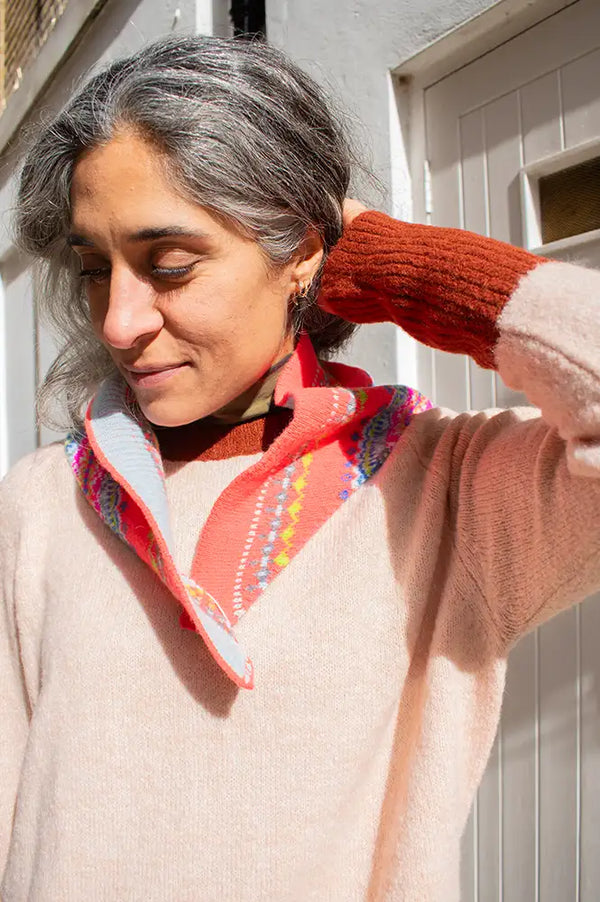 Eribé Fairisle Charm Bonnie Knitted Neckerchief