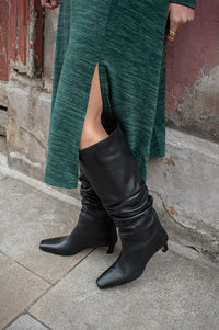 Alohas Kalila Black Leather Boots - The Mercantile London