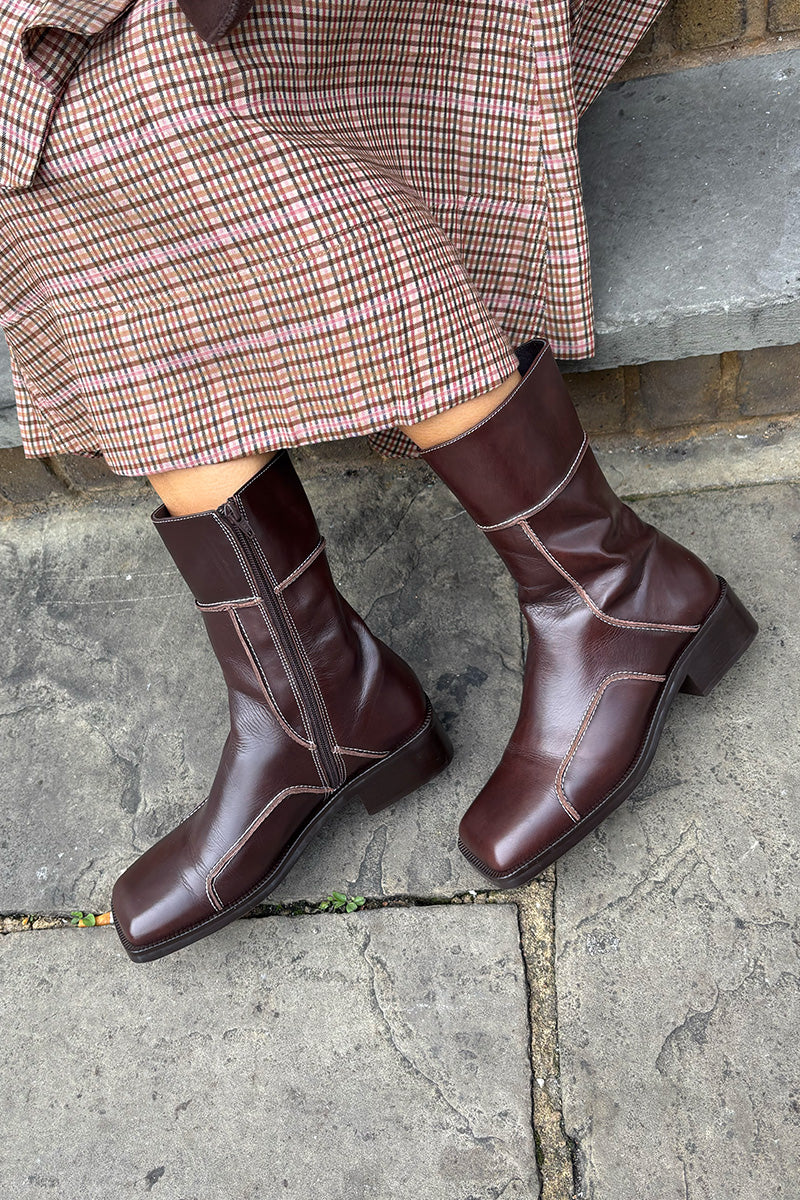Billi Bi T Moro Rustic Oil Boots - The Mercantile London