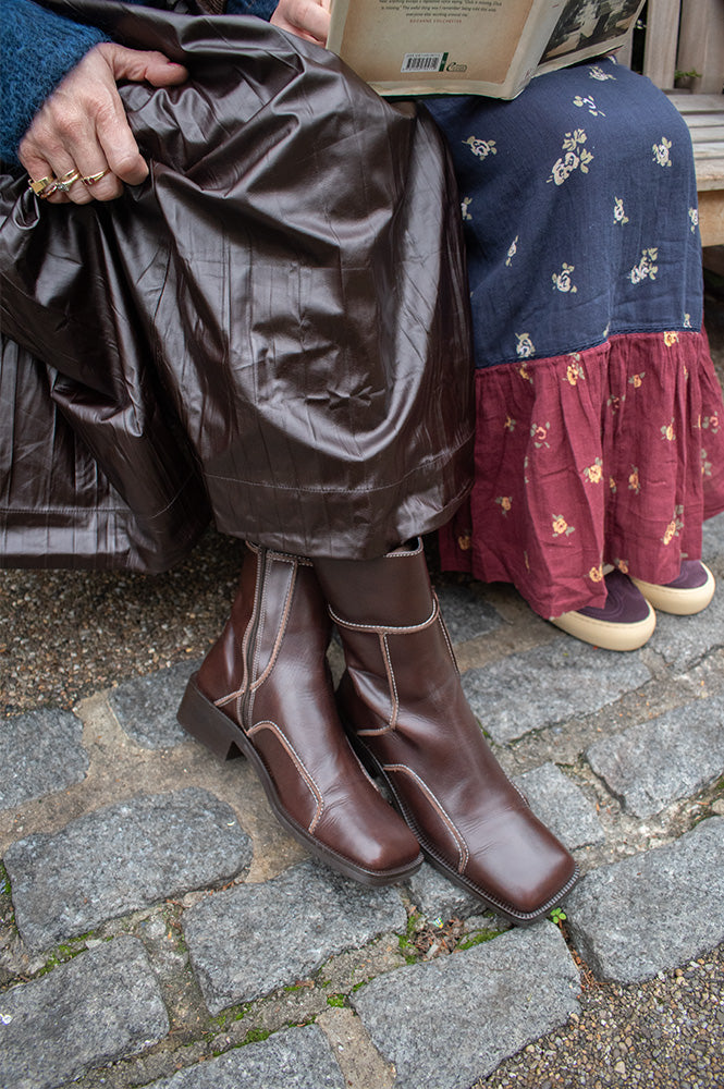 Billi Bi T Moro Rustic Oil Boots - The Mercantile London