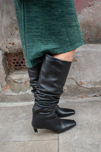 Alohas Kalila Black Leather Boots - The Mercantile London