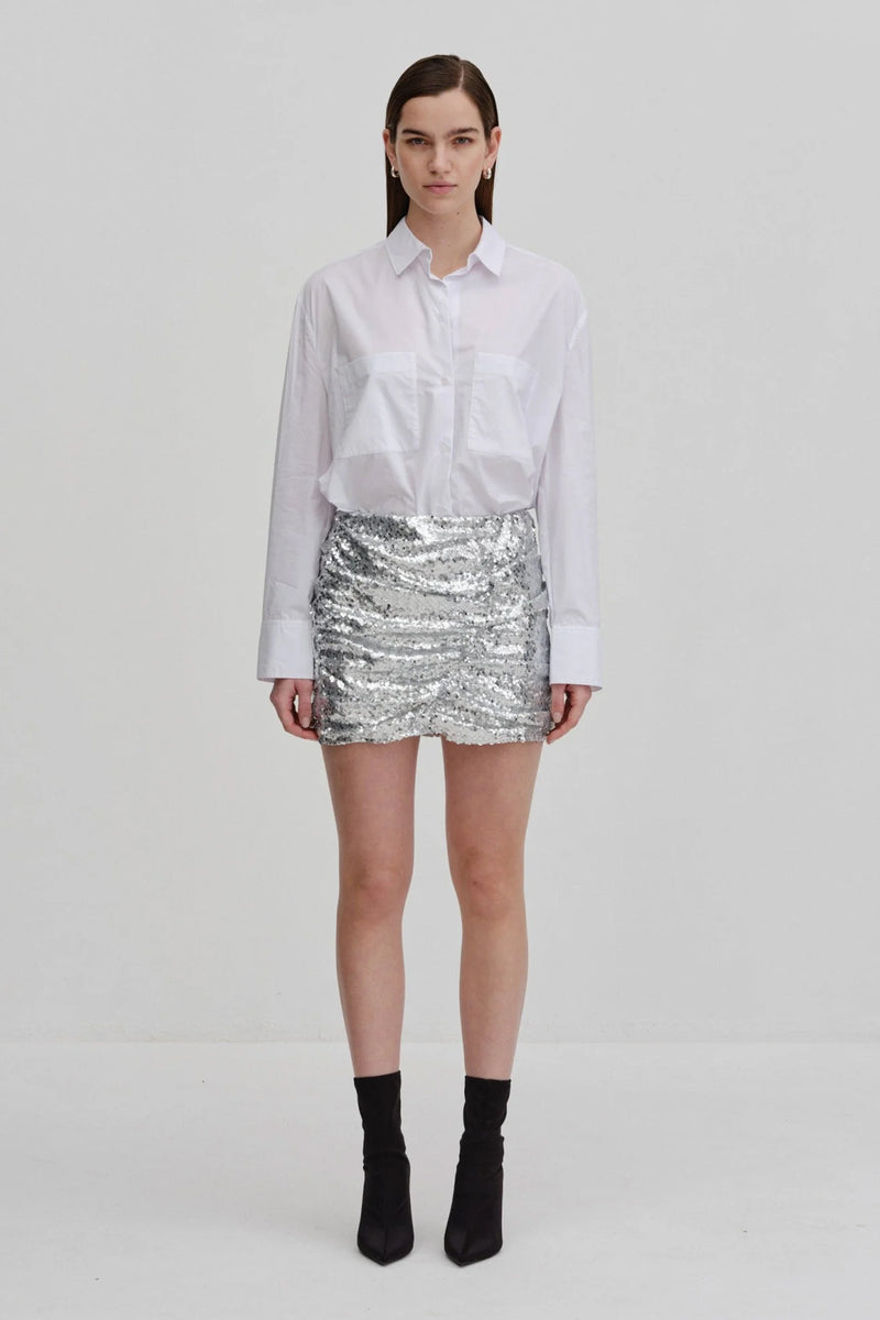 Birgitte Herskind Boss Silver Skirt - The Mercantile London