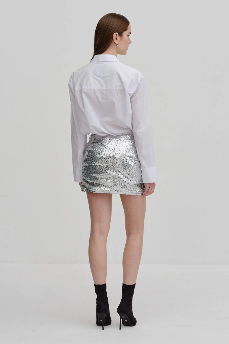 Birgitte Herskind Boss Silver Skirt - The Mercantile London