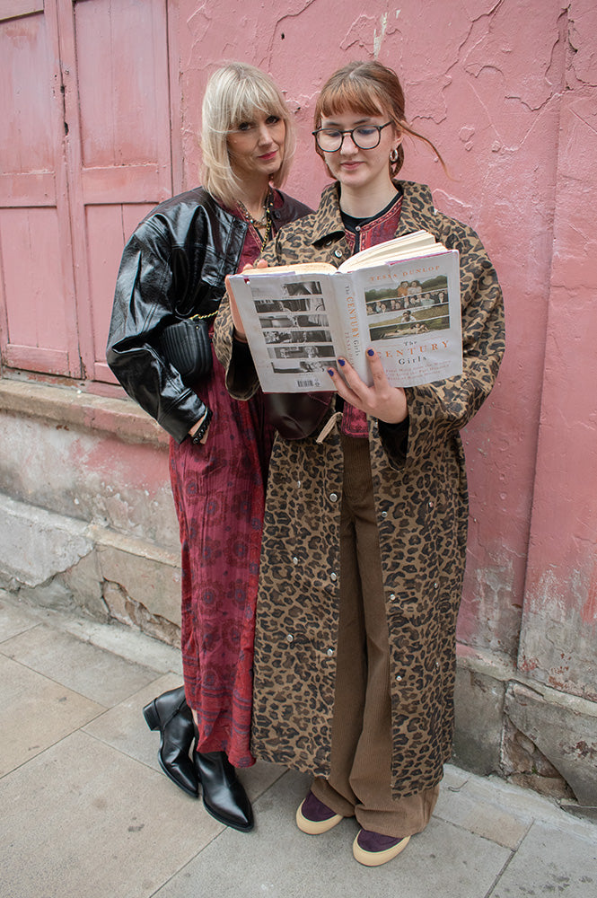 The Tiny Big Sister Leopard Trench Coat - The Mercantile London