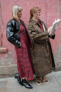 The Tiny Big Sister Leopard Trench Coat - The Mercantile London