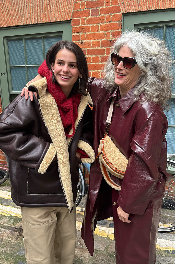 Bellerose Hestel Dark Chocolate Reversible Jacket - The Mercantile London