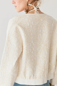 Maison Hotel Boticcelli Tesela Ivory Jacket - The Mercantile London