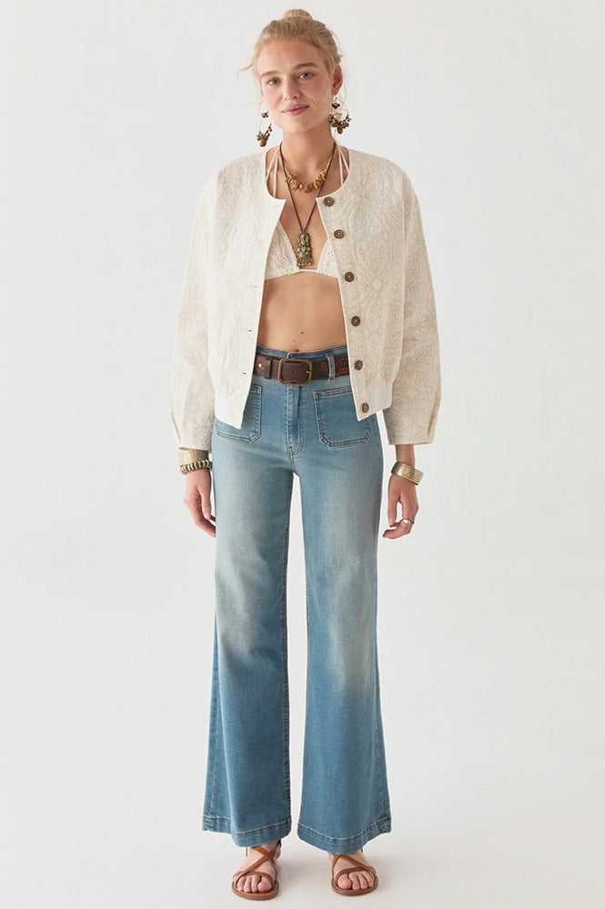 Maison Hotel Boticcelli Tesela Ivory Jacket - The Mercantile London